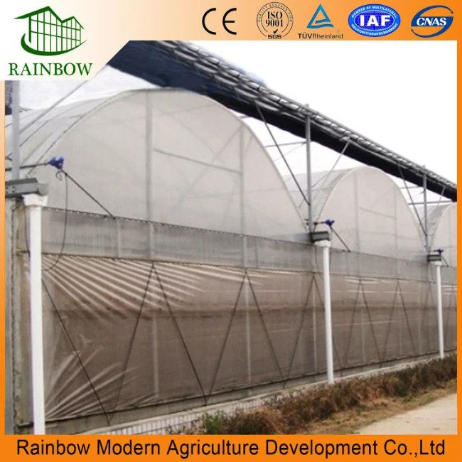 Black Outside and Aluminum Inside Greenhouse Shading System